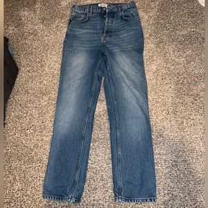 Reformation Cynthia High Rise Straight Jeans